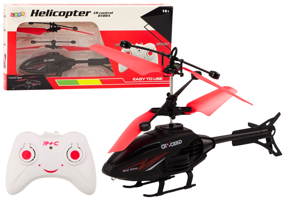 Remote Controlled Rc Helicopter Gyroscope Red