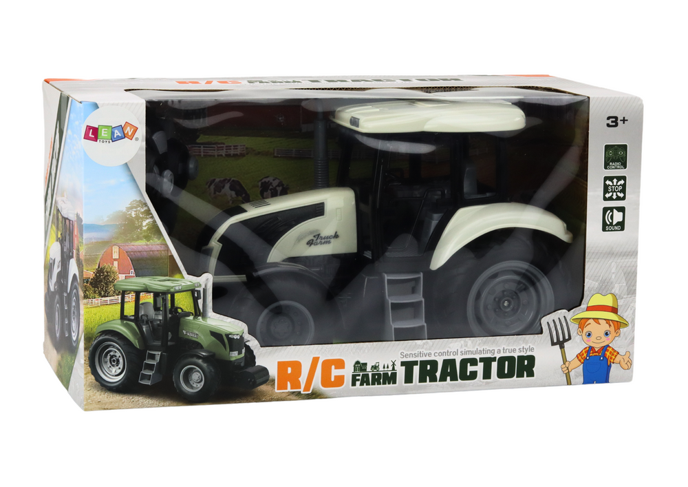 Remote Controlled Rc Tractor 2.4g Sounds White