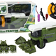 Rc Agricultural Combine Harvester Remotely Controlled Agricultural Machine Green