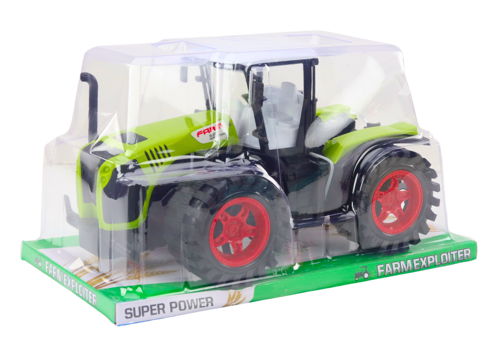 Tracteur agricole grand véhicule agricole vert à entraînement par friction