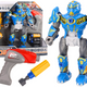 Robot Twisting Weapon Drill Screwdriver Light Sound Blue