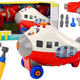 Cartoon Airplane Twisting Wings Diy Red