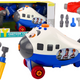 Cartoon Airplane Twisting Wings Diy Blue