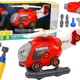 Diy Turning Cartoon Helicopter Red