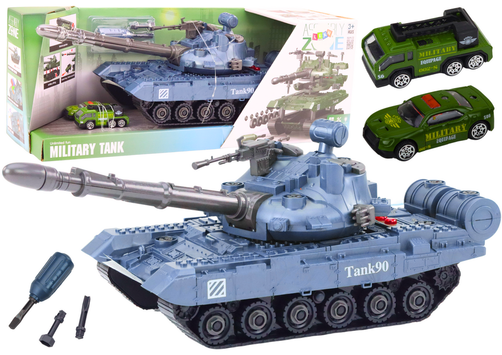 Kit de suspension de sons bleus de démontage de véhicule militaire de réservoir bricolage