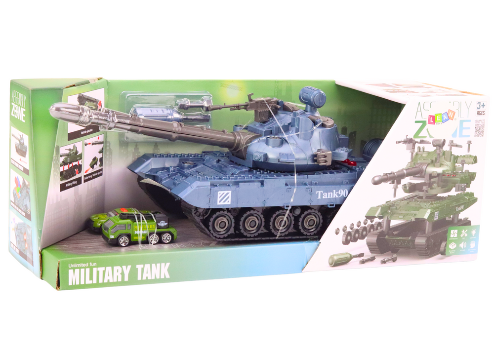 Kit de suspension de sons bleus de démontage de véhicule militaire de réservoir bricolage