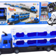 Lora Tow Truck Race Track 2in1 Lights Sounds Signs Cars Blue