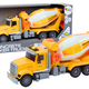 Yellow Concrete Mixer Truck With Friction Drive Light And Sound Effects