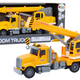 Truck Yellow Crane With Friction Drive Light And Sound Effects