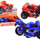Sports Motorcycle Friction Drive Light And Sound 2 Colors