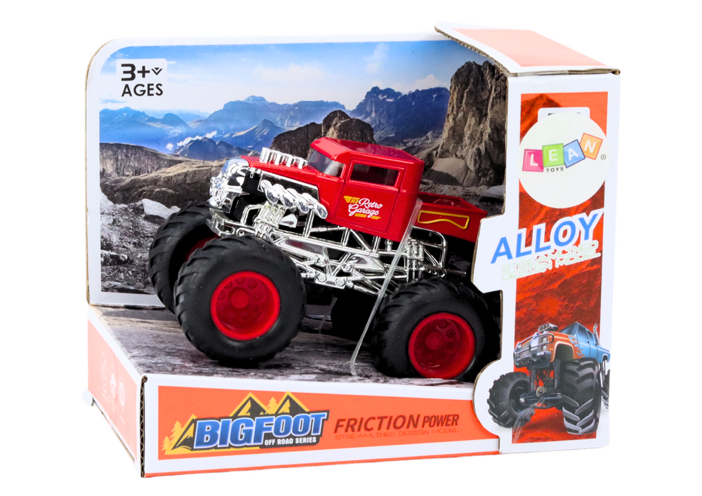 Vehicle Car With Friction Drive Off-road Black