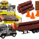 Wood Truck Truck Trailer 1:24 Wood Logs Sounds Lights