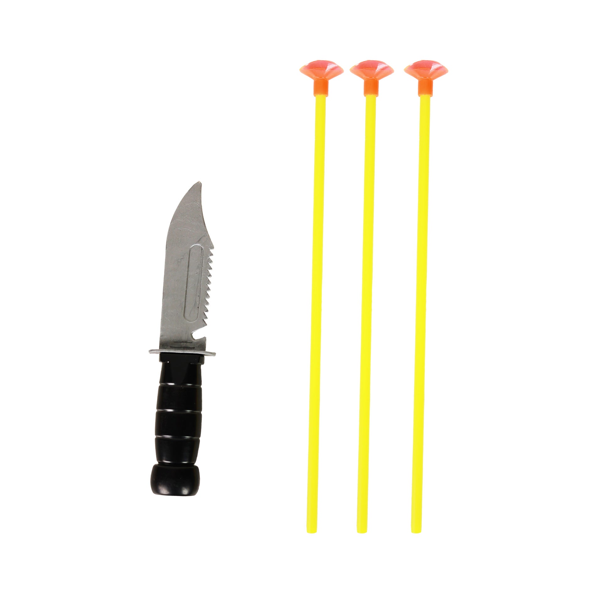The Bow With Arrows And Knife