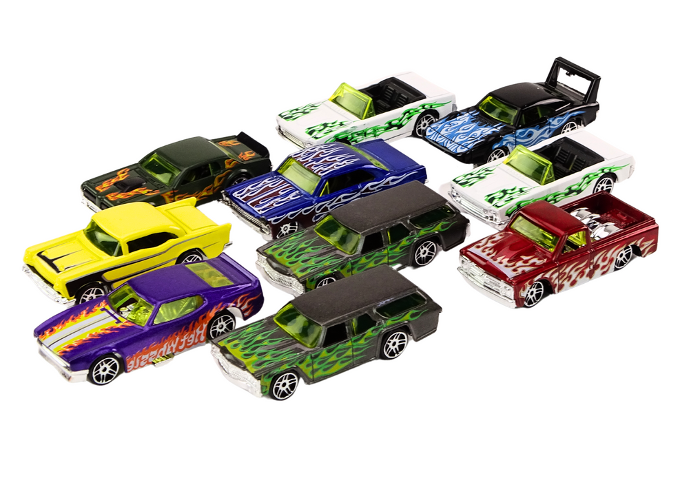 Toy Car Racing Car Metal Spring 1:64