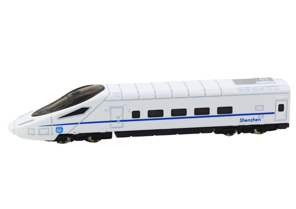 Collectible Model Train Wagon White 1:48 Metal