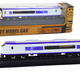 Modelleisenbahn-wagen Für Sammler 1:48 Metall Weiß Und Blau