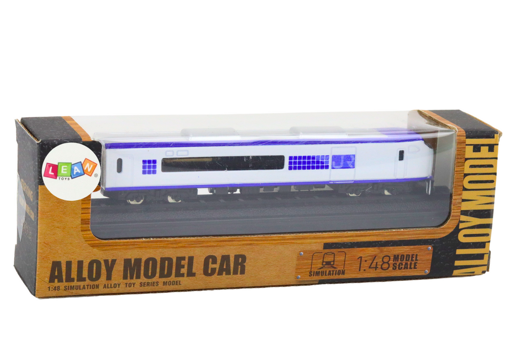 Modelleisenbahn-wagen Für Sammler 1:48 Metall Weiß Und Blau