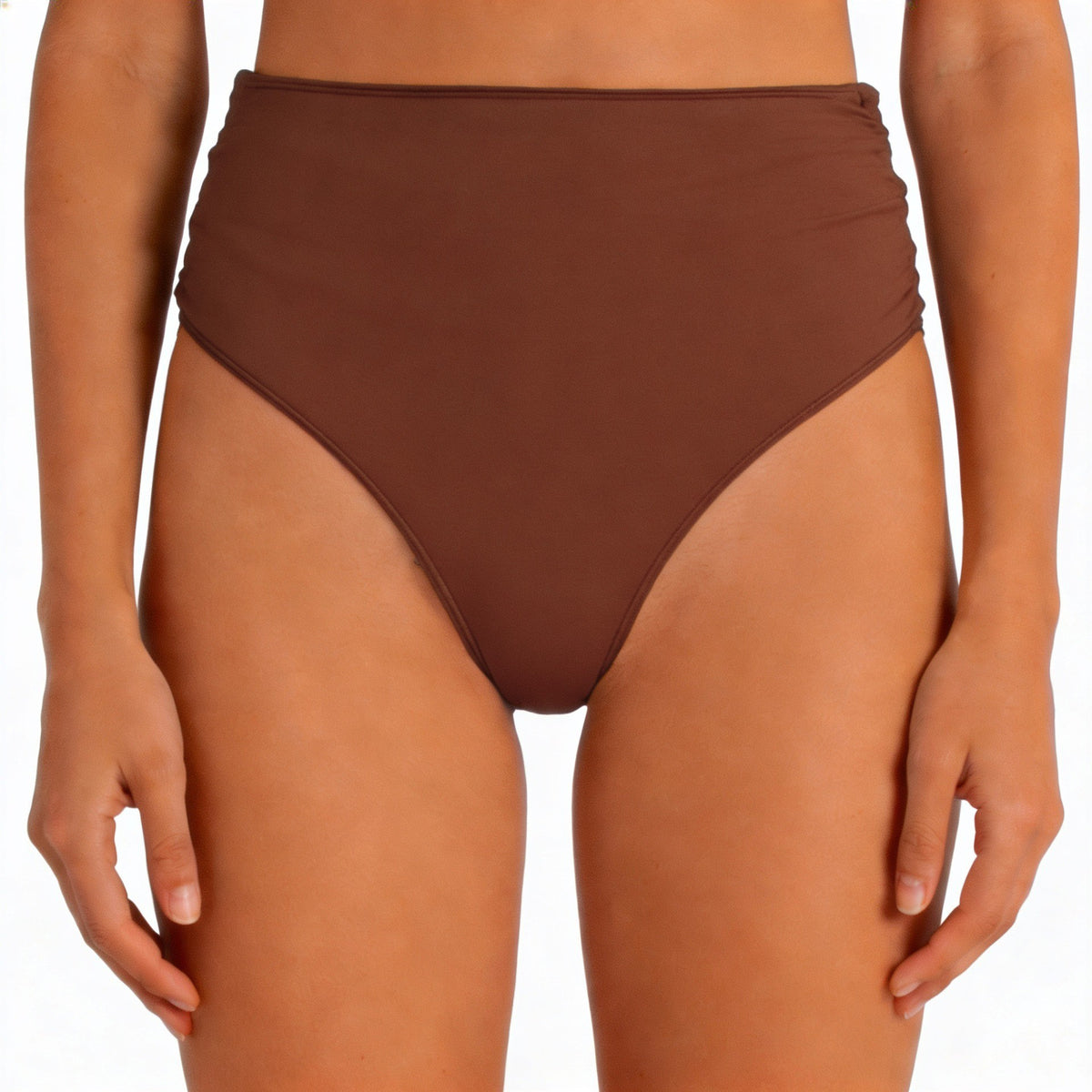 Squba Alta Bikini Bottom Marrón