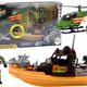 Military Set Military Combat Boat Soldiers Accessories Sounds