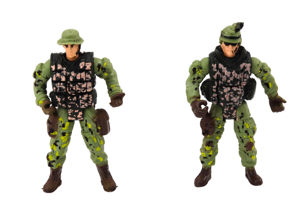 Military Set Military Combat Boat Soldiers Accessories Sounds