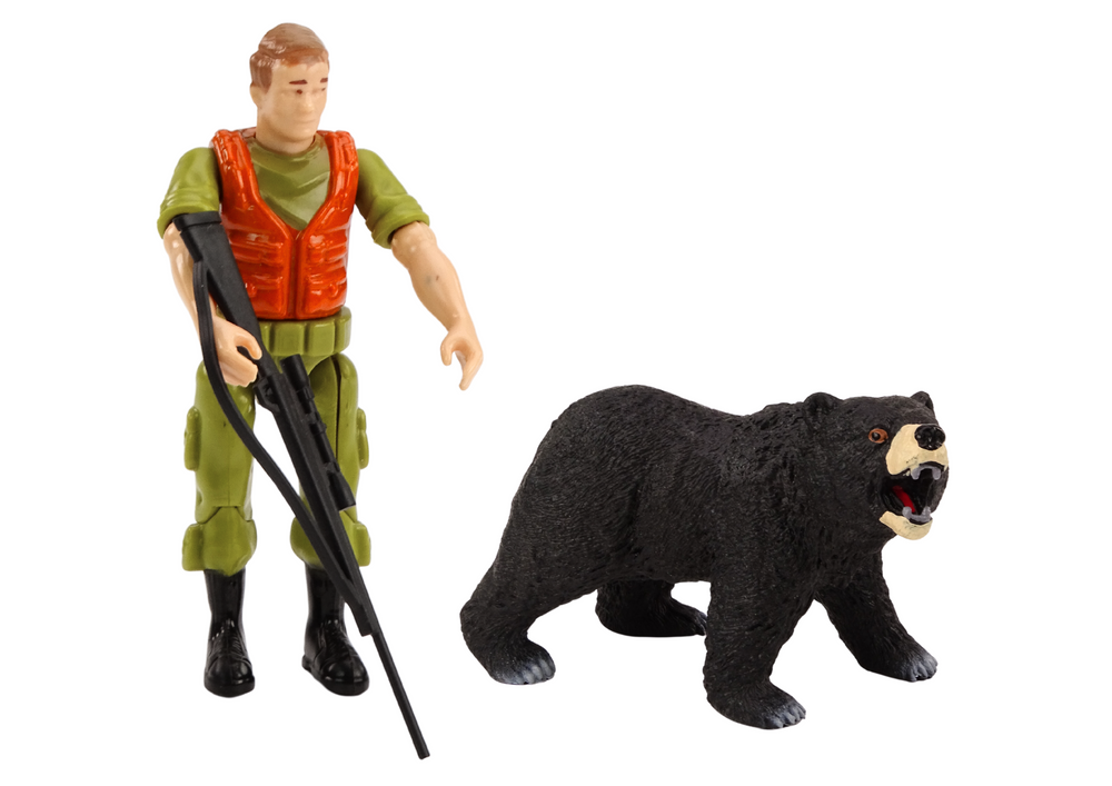 Off-road Hunting Car Hunter Bear Lights Sounds Beige