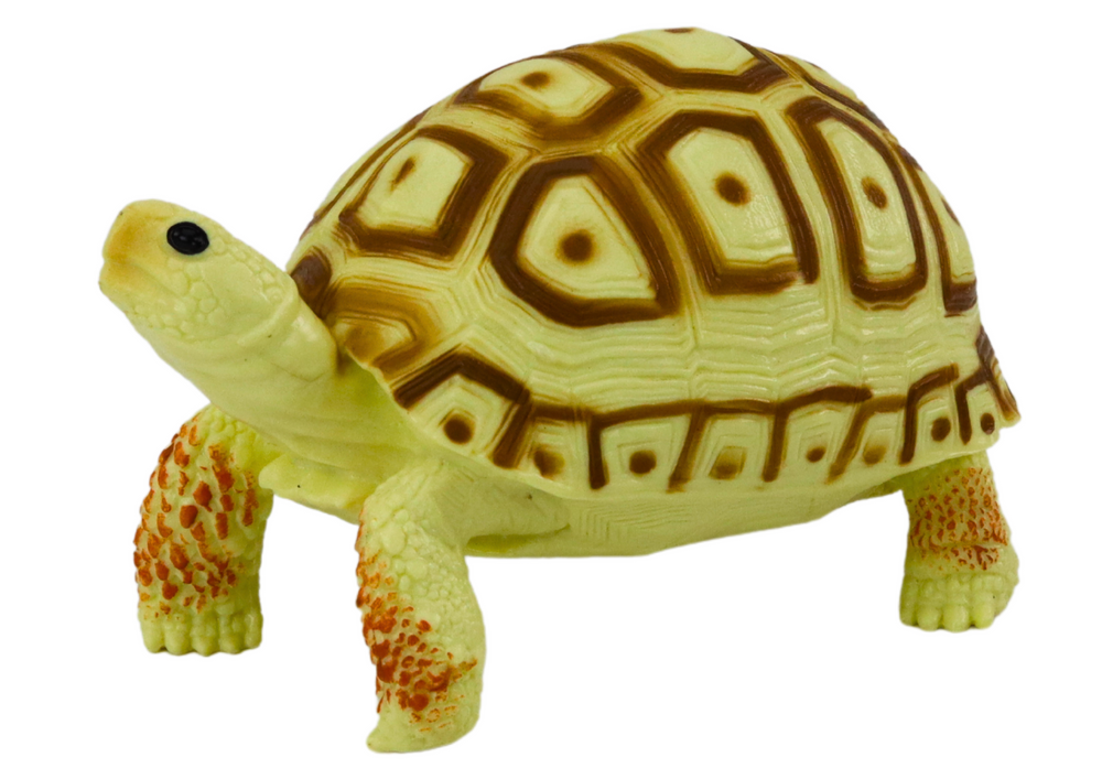 Collectible Figurine Turtle Reptile Light Yellow Brown B