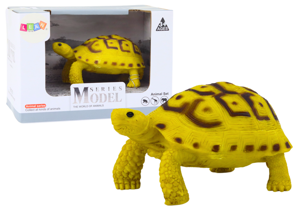 Figurina da collezione Tartaruga Rettile Giallo Marrone D
