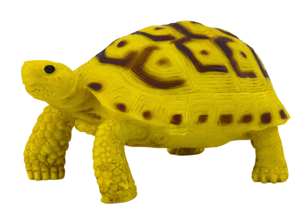 Figurina da collezione Tartaruga Rettile Giallo Marrone D