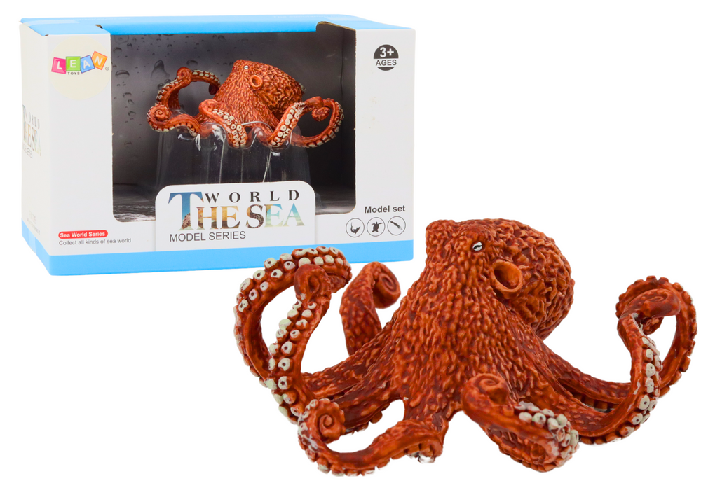 Statyett Giant Octopus Orange 10 Cm