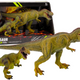Ensemble de figurines de dinosaures tyrannosaure avec petits 2 pièces réalistes.