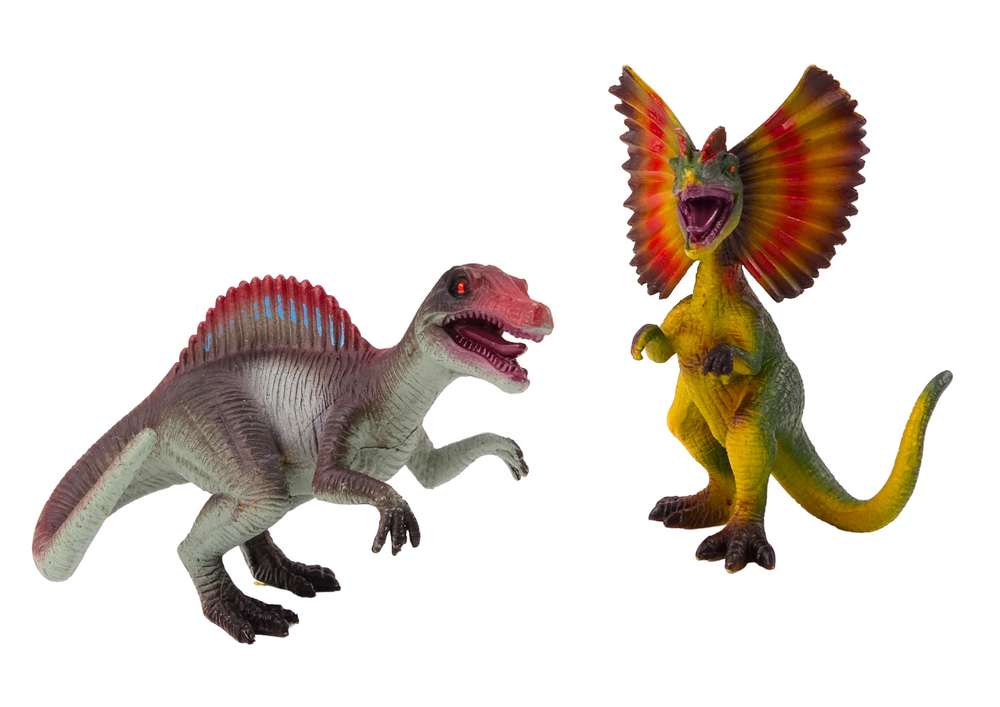 Dinosaur Figures Spinosaurus Dilophosaurus Set 2 Pieces