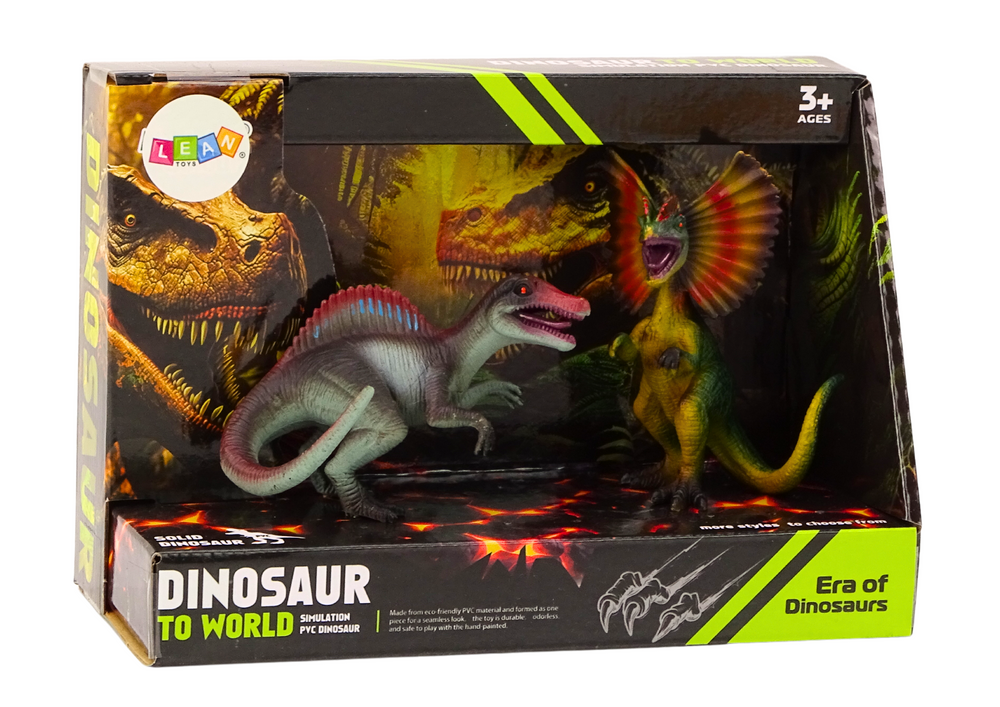 Dinosaur Figures Spinosaurus Dilophosaurus Set 2 Pieces
