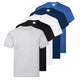 Pack Of 5 Fruit Of The Loom Original T-shirts Gris