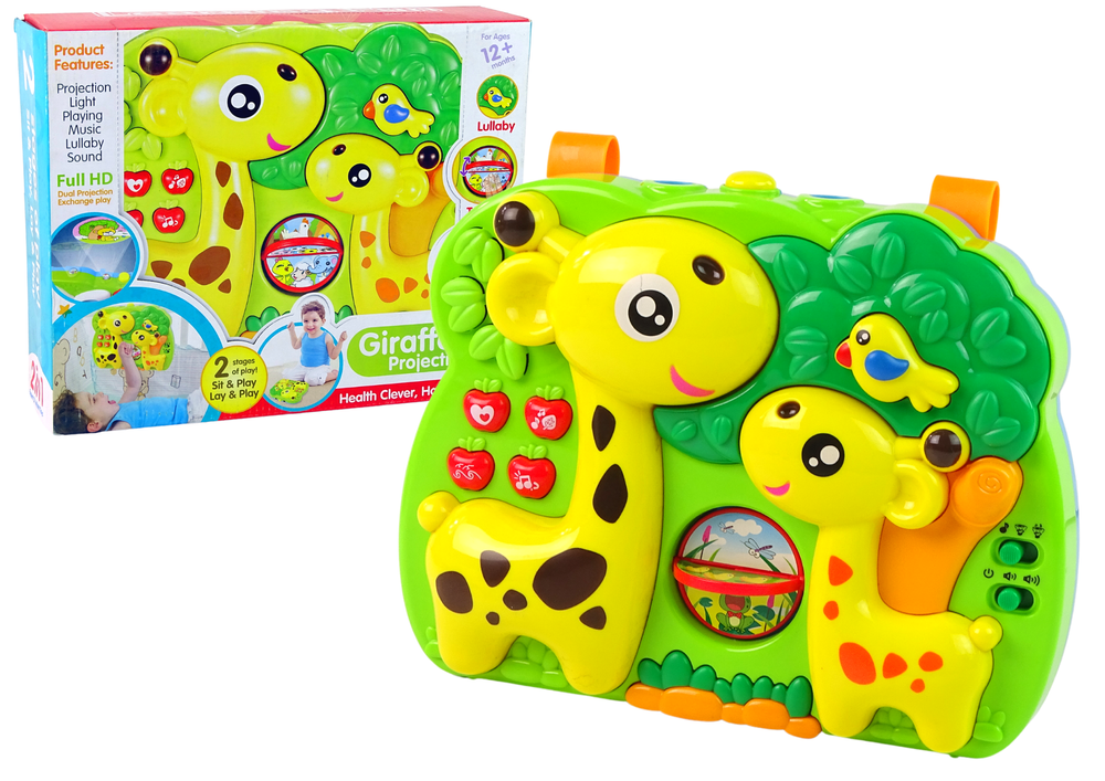 Giraffe 2in1 Projector - Bed Pendant For Baby