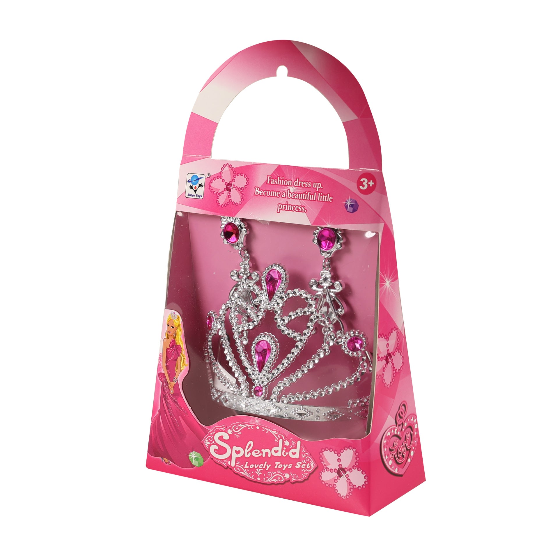 Die Kronprinzessin mit rosa Ohrringen