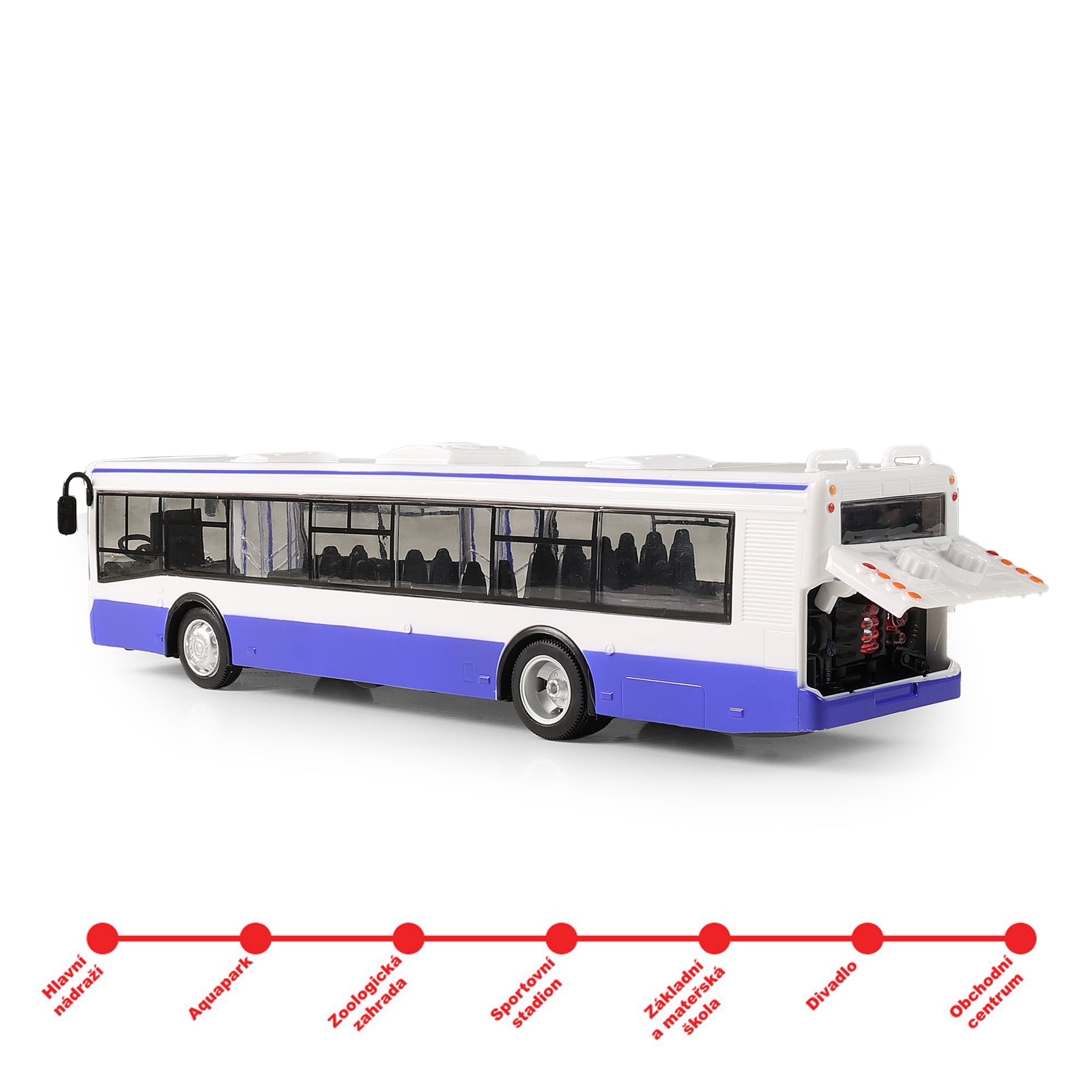 El Autobús Checo Informando Para 28 Cm