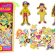 Set Of Magnets Wooden Characters In Colorful Disguises 20 Pieces