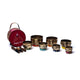 Chakra Singing Bowl Set Buddha Eyes With Bag - ±4475g