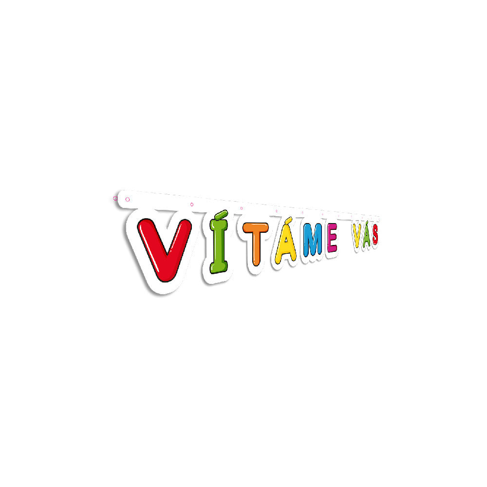 Papirguirlanden - Vítáme Vás