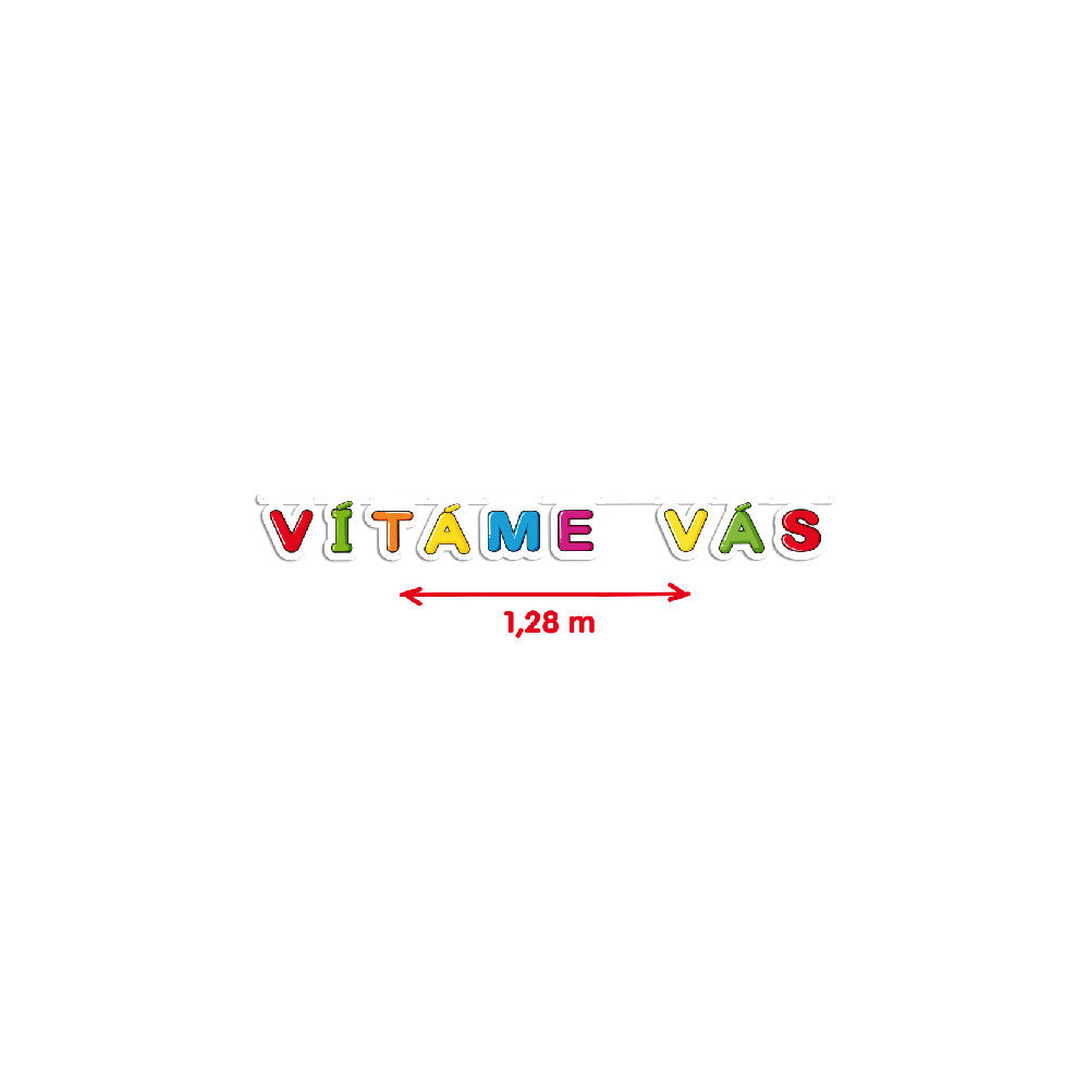 Papirguirlanden - Vítáme Vás