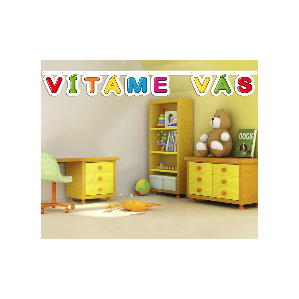Papirguirlanden - Vítáme Vás