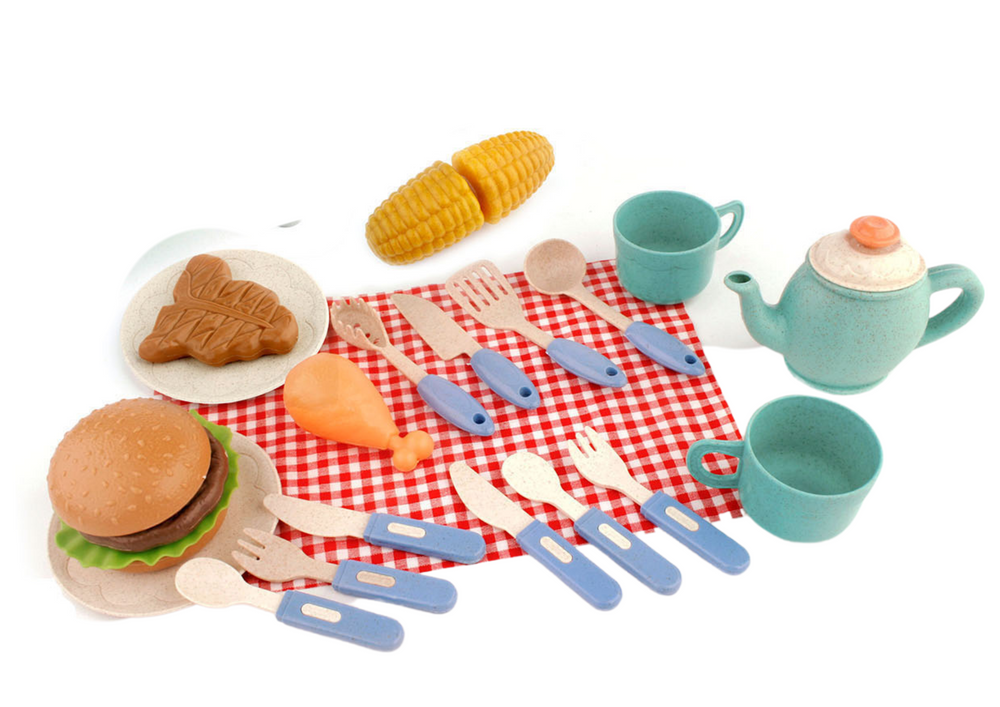 Barbecue Set Grill Food Cutlery Plates Cups