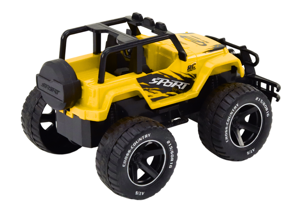 Toy Car Remote Controlled Off-road Car Rc 1:18 Yellow