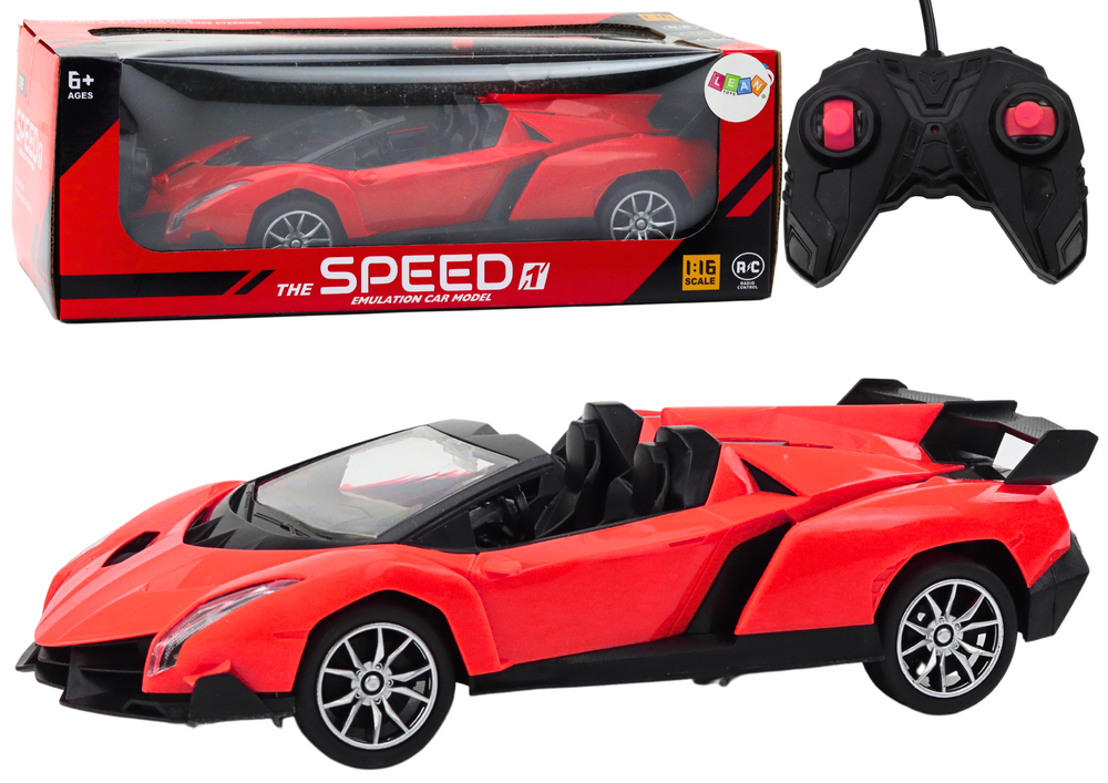 Car Remote Controlled Sports Car Rc 1:16 Red