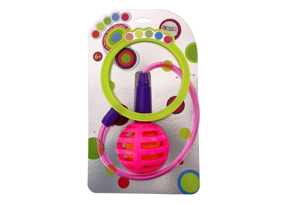 Skipper Hula Hop Jump Rope Pink Led