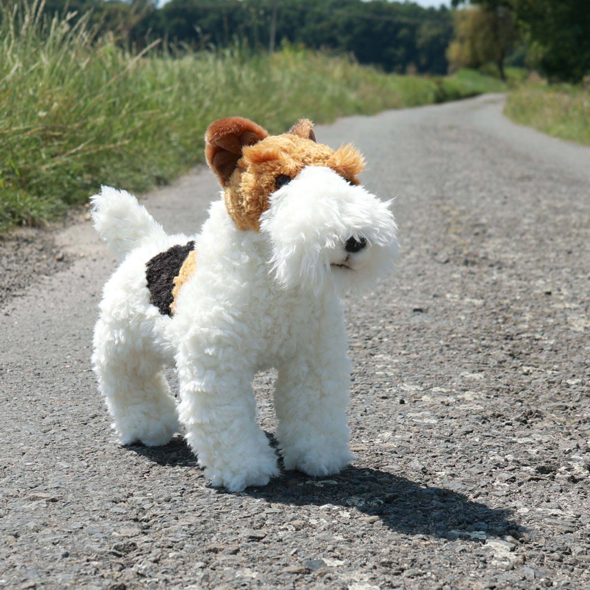 Plüsch-Foxterrier 30 cm umweltfreundlich
