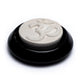 Aroma Stone Diffuser Ohm Black --пакет от 2 бр. - 7,5 см