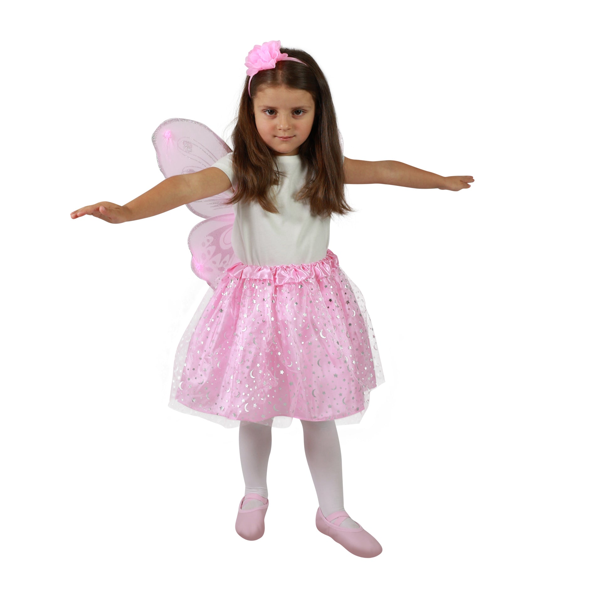 Costum Copii Fusta Tutu Fluture Cu Accesorii.