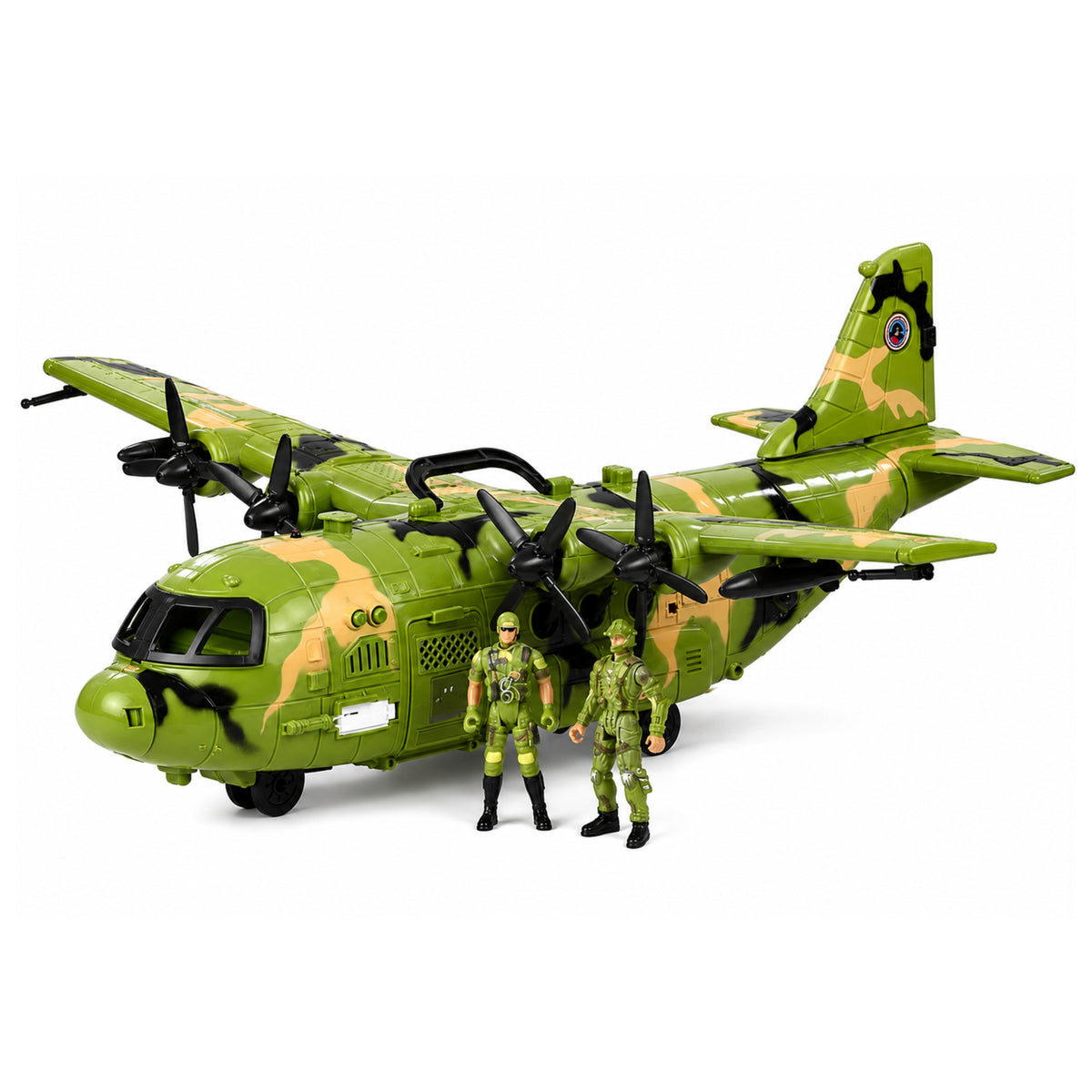 Huge Military Aircraft 55cm With Accessories