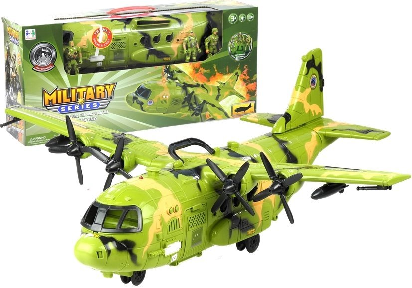 Huge Military Aircraft 55cm With Accessories